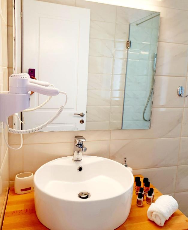 Koupelna v ubytování Reiki Villas Erikousa