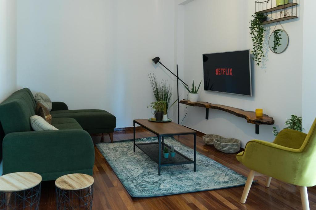 Posezení v ubytování A10 SecretHouse