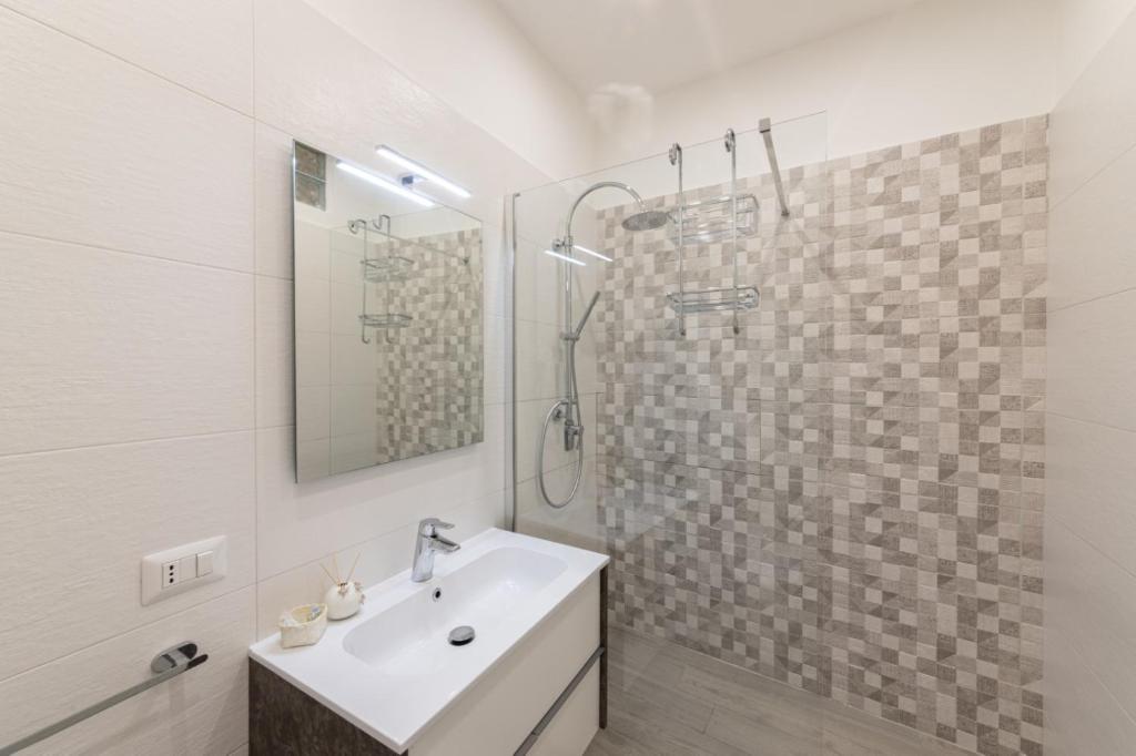 Koupelna v ubytování B&B Il Sognatore
