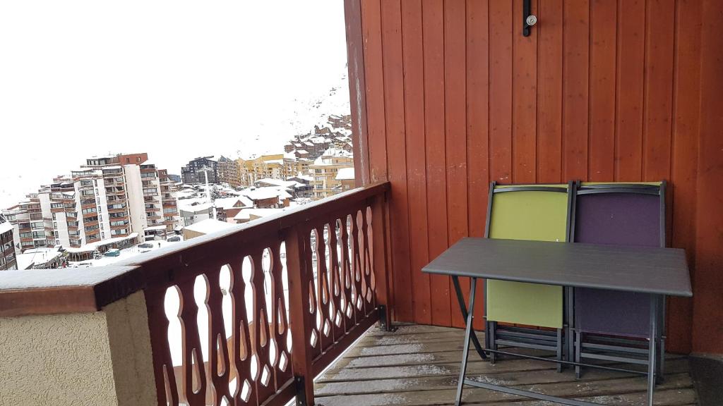 Balkón nebo terasa v ubytování Chalet L'Hermine