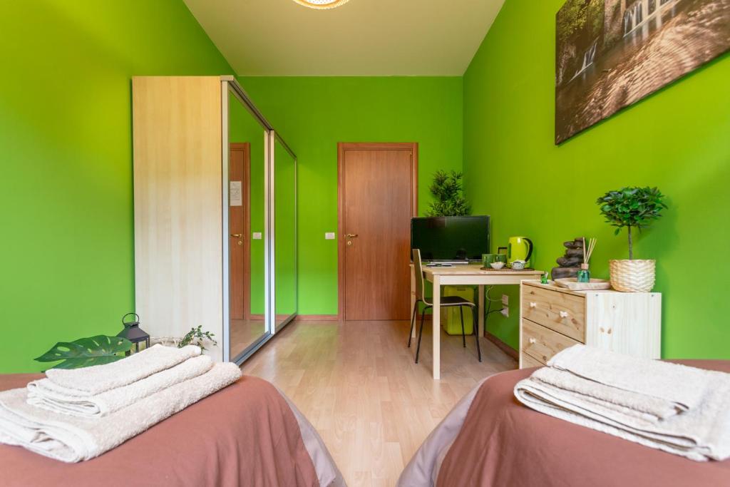 Juliette Rooms - Twin Room Met Privé -externe Badkamer