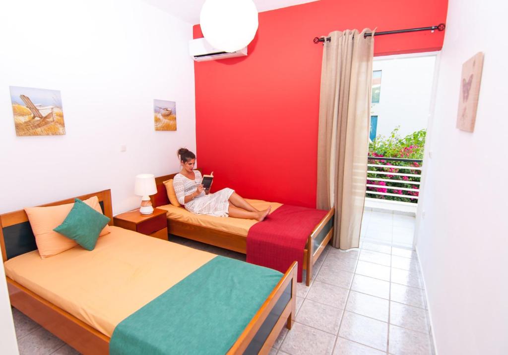 Postel nebo postele na pokoji v ubytování Villa Sea Horizon