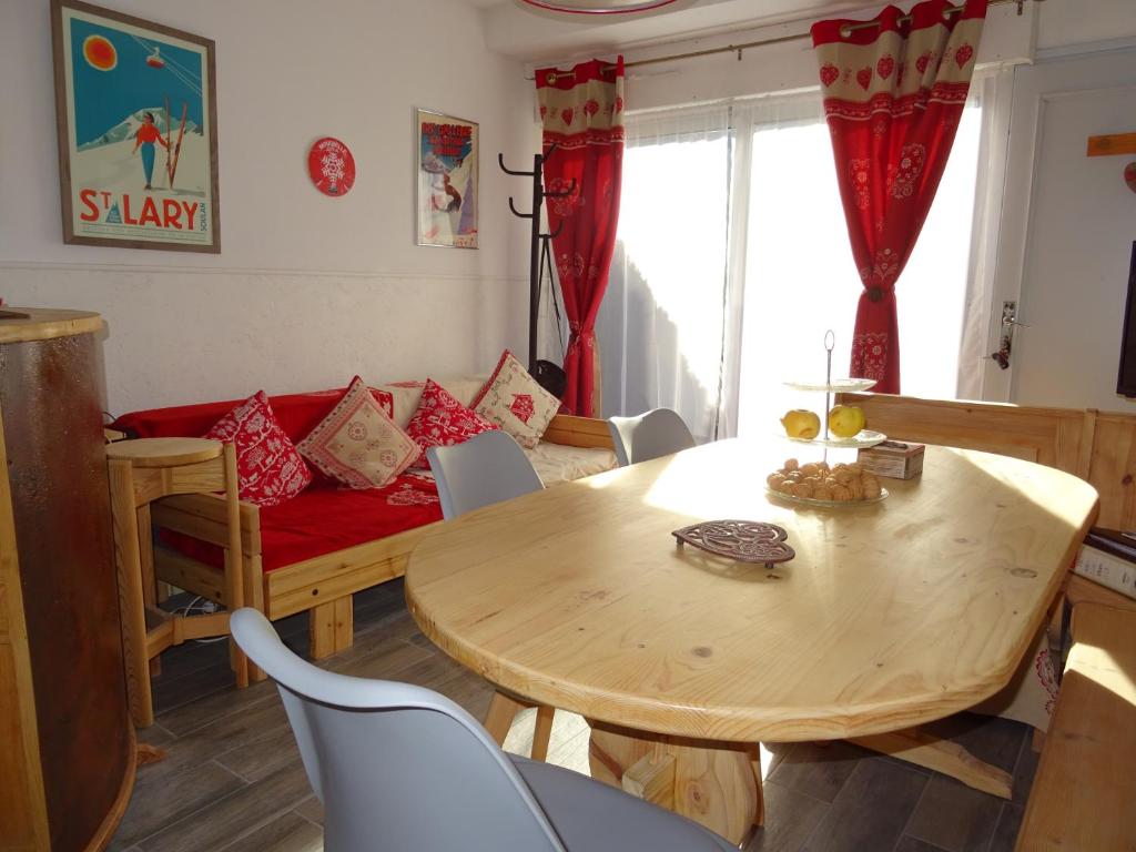 Posezení v ubytování Appartement Saint Lary
