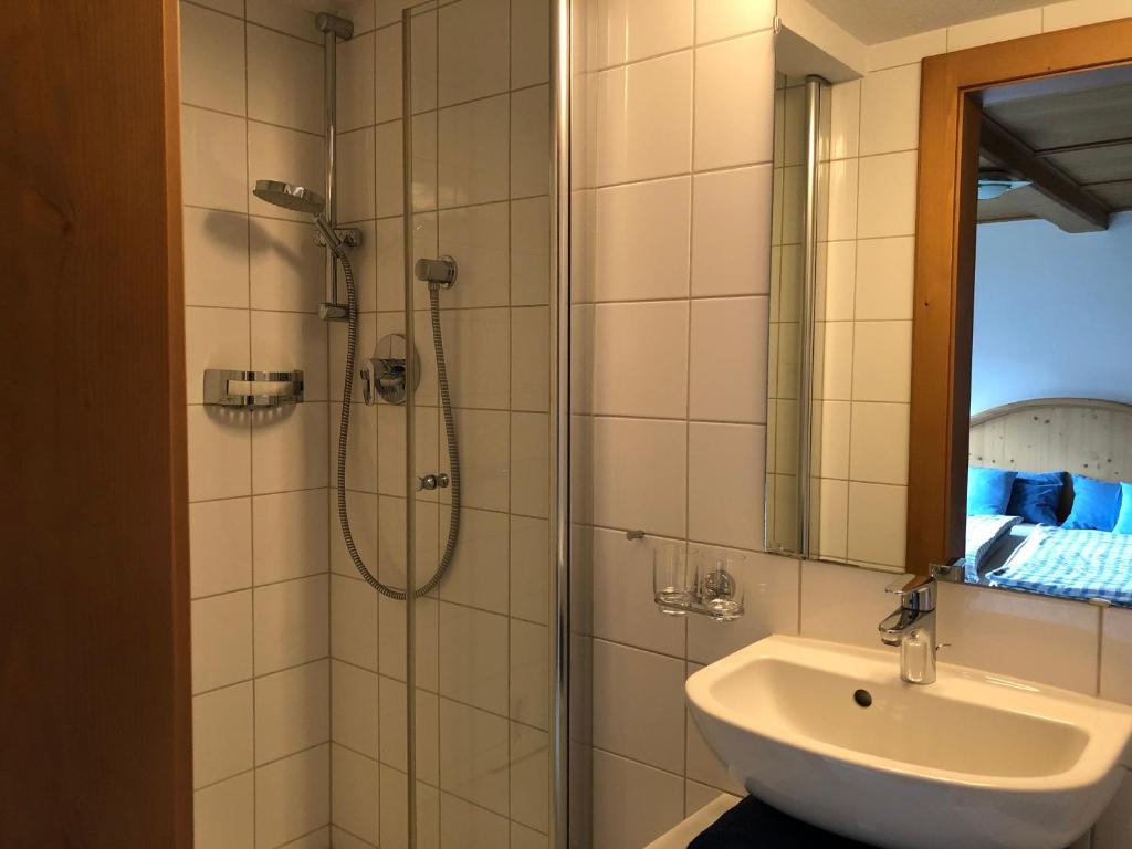 Koupelna v ubytování Apartment Acker