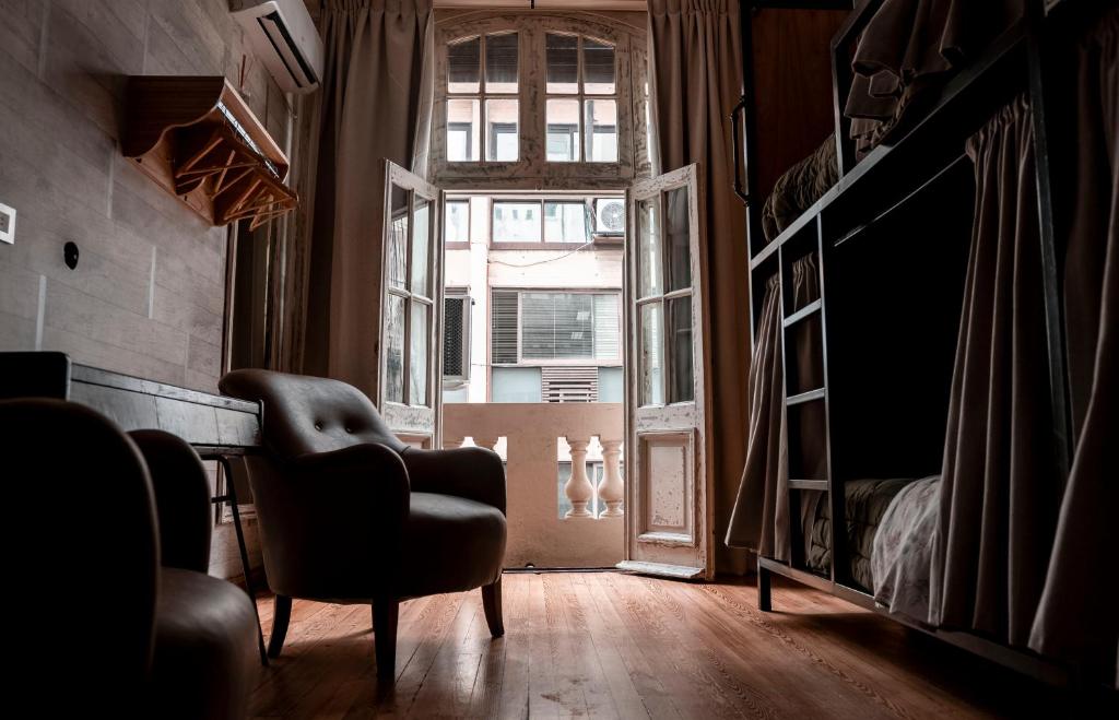 Posezení v ubytování Che Juan Hostel BA
