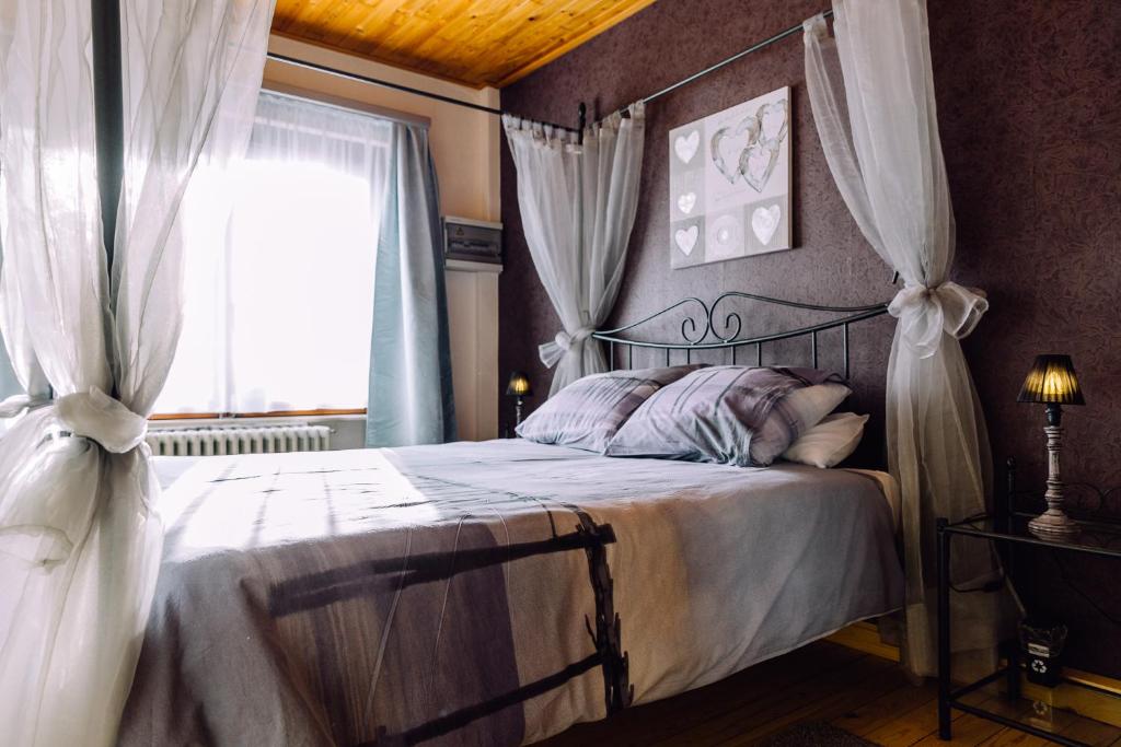 Postel nebo postele na pokoji v ubytování 't Eenvoud - Logies