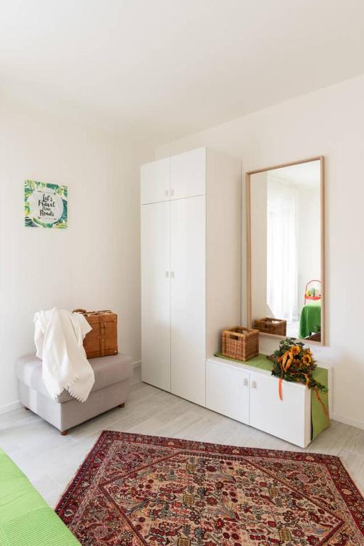 Łóżko lub łóżka w pokoju w obiekcie appartamento Firenze Careggi