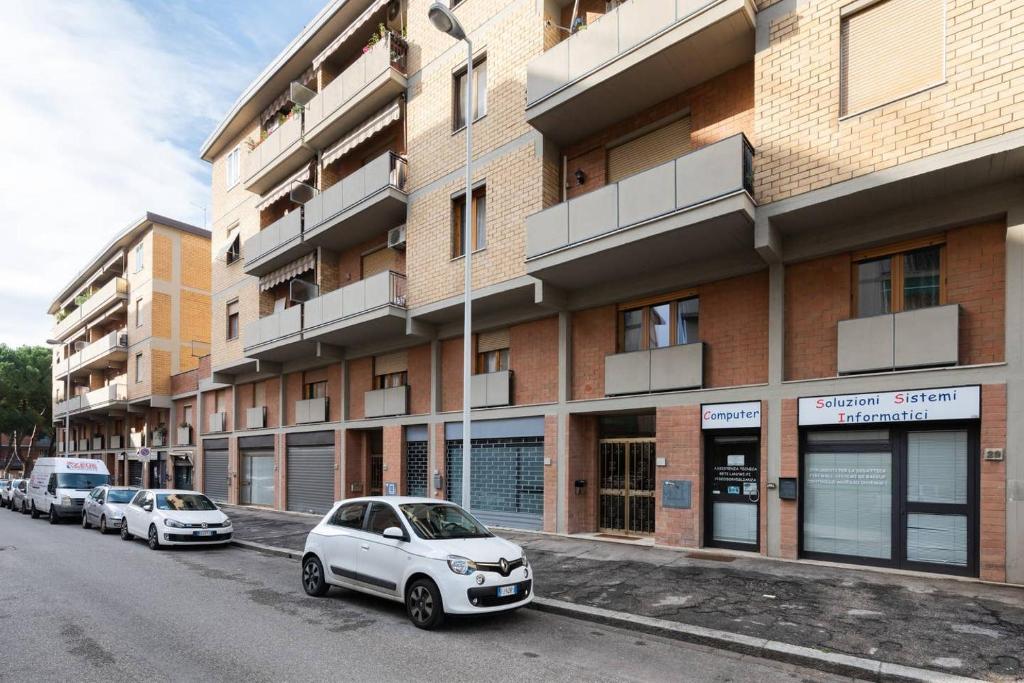Budynek, w którym mieści się apartament