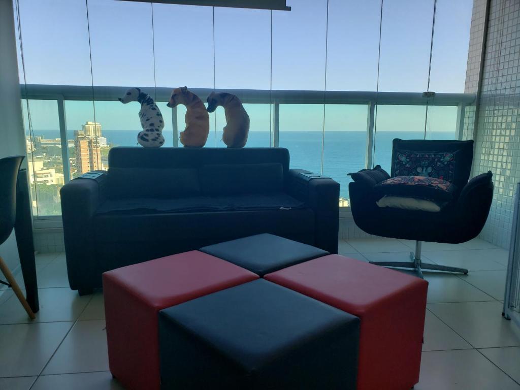  Loft frente ao mar do Rio vermelho