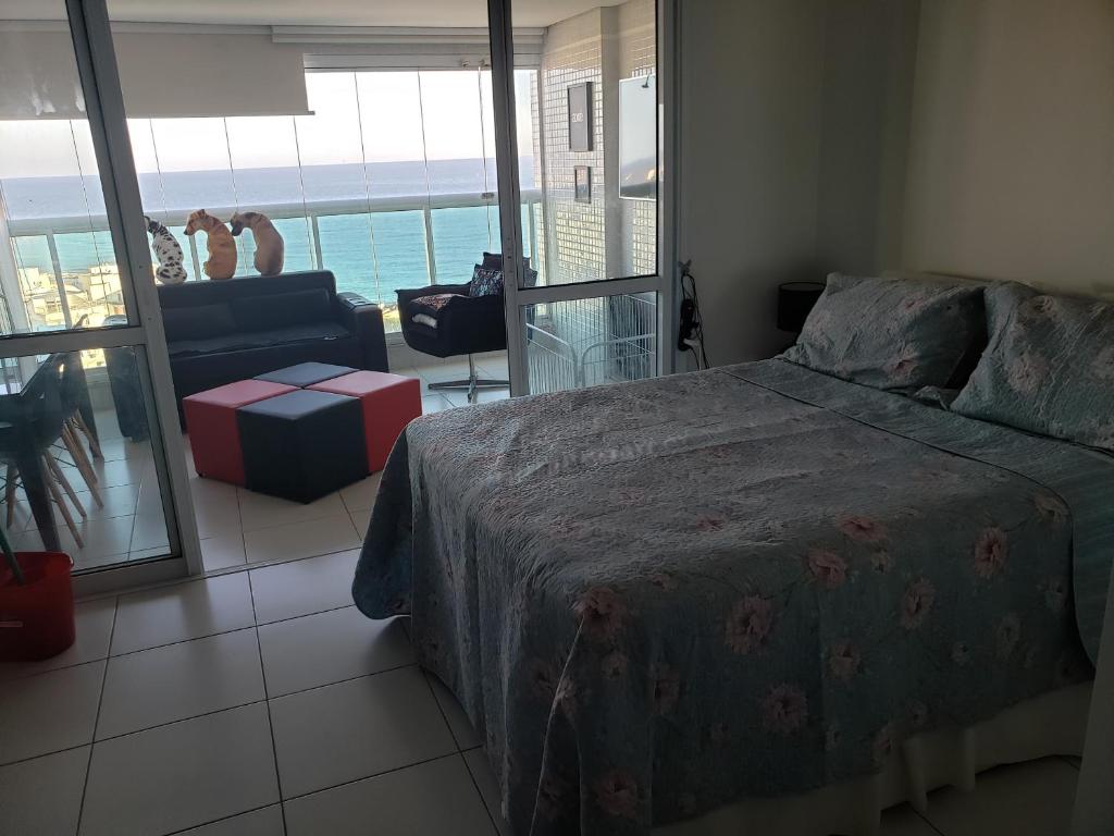  Loft frente ao mar do Rio vermelho