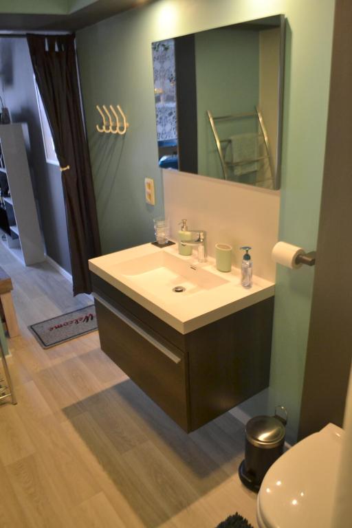 Koupelna v ubytování "En Aqualye" chambre privative chez l'habitant