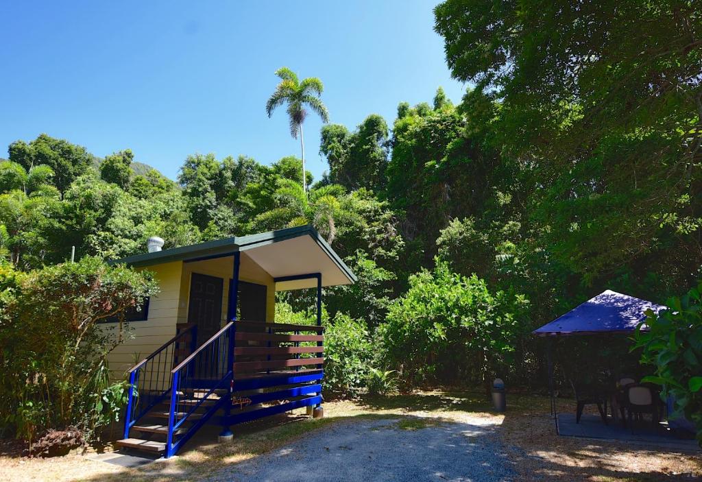 Zahrada ubytování Thornton Beach Bungalows Daintree