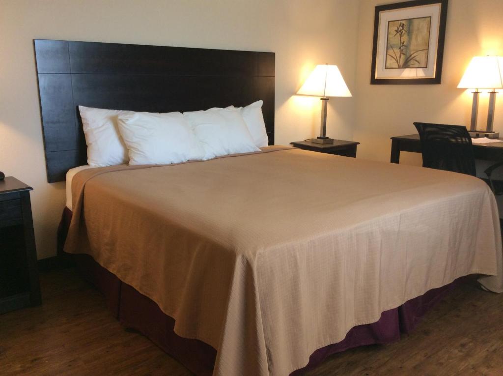 Postel nebo postele na pokoji v ubytování Hotel Cotulla