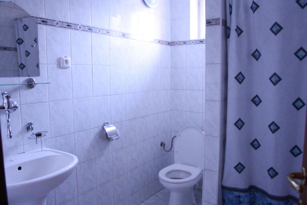 Kúpeľňa v ubytovaní Penzión Koras
