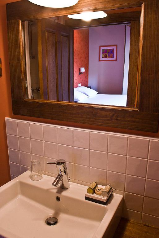 A bathroom at Posada Ruilobuca