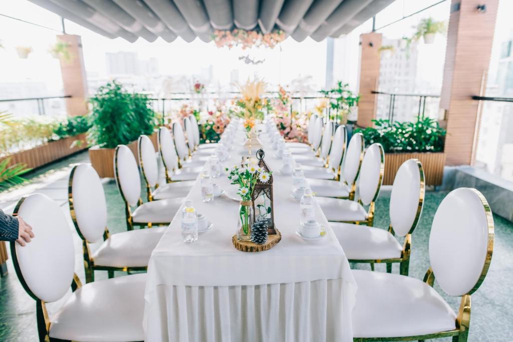 Posezení v ubytování Anh Nguyet Da Nang Hotel