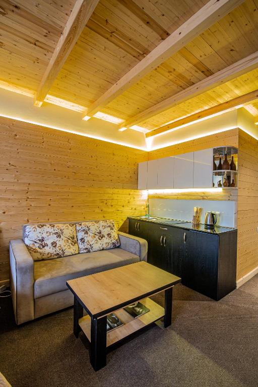 Posezení v ubytování Room225 - New Gudauri Suites