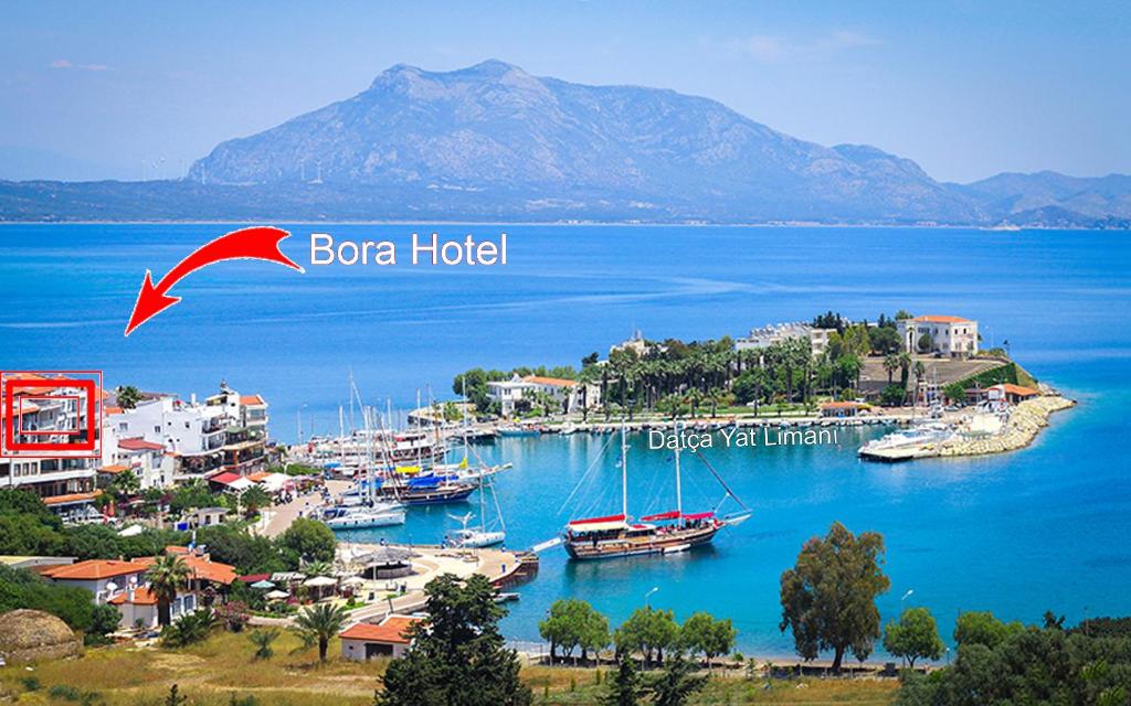 Widok z lotu ptaka na obiekt Bora Hotel
