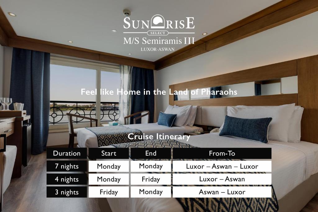 Plano de SUNRISE Semiramis III Cruise