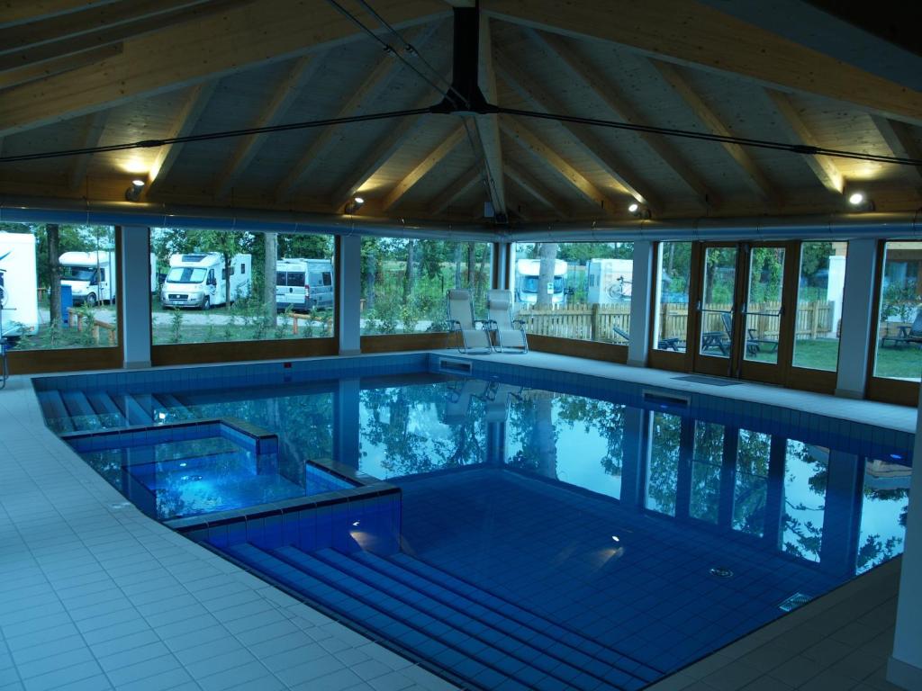 a swimming pool in a house with at Camping Venezia Village in Mestre