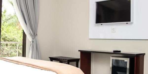 TV a/nebo společenská místnost v ubytování Letsatsing Lodge