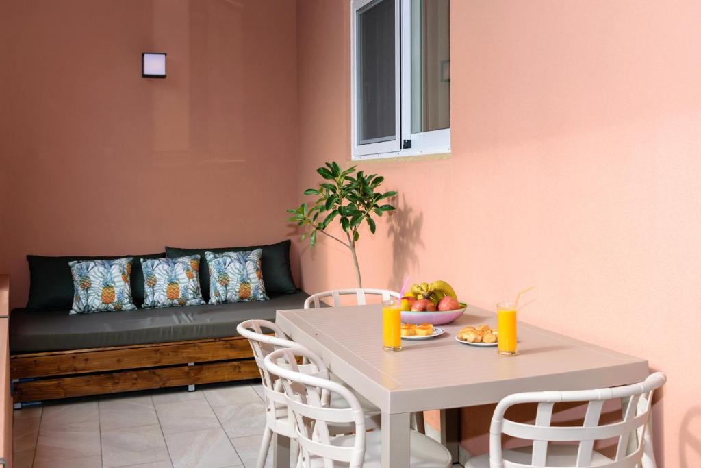 Posezení v ubytování Iliana Apartments