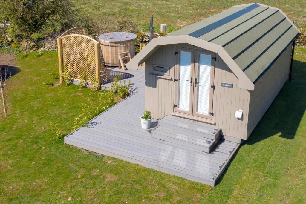 Zahrada ubytování Brynteg Glamping
