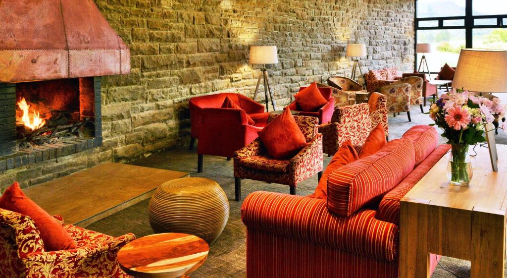 Posezení v ubytování Premier Resort Sani Pass