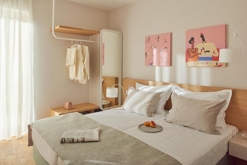 Posteľ alebo postele v izbe v ubytovaní Eol Apartments Split