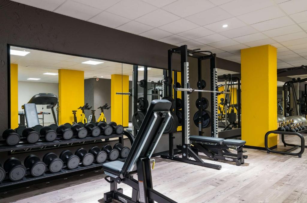 Fitness centrum a/nebo fitness zařízení v ubytování Radisson Blu Park Hotel, Oslo