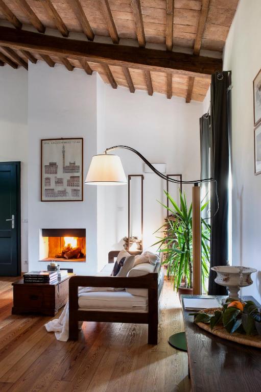 Posezení v ubytování Porta Castellana B&B - Apartment