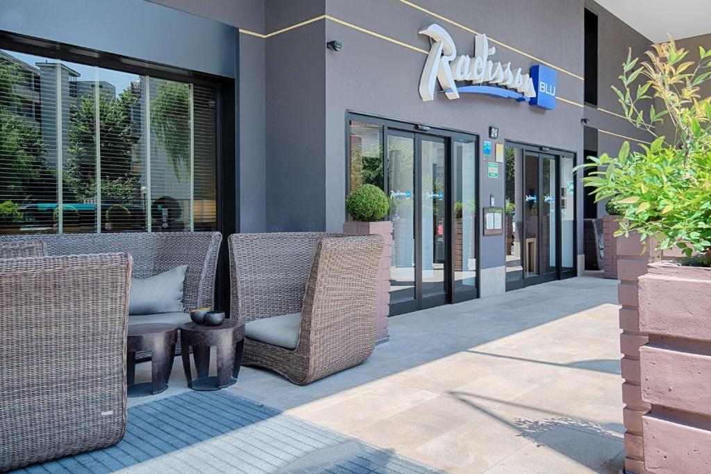 Posezení v ubytování Radisson Blu Hotel Milan