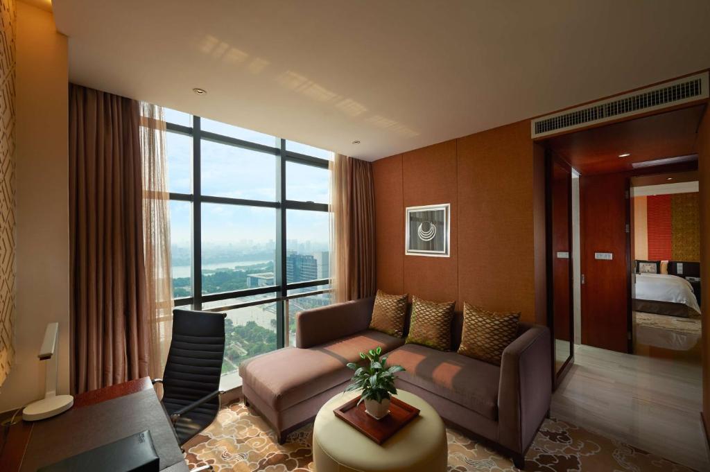Postel nebo postele na pokoji v ubytování Radisson Blu Hotel Liuzhou