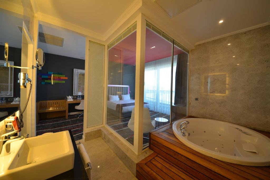 Koupelna v ubytování Park Inn by Radisson Ankara Cankaya