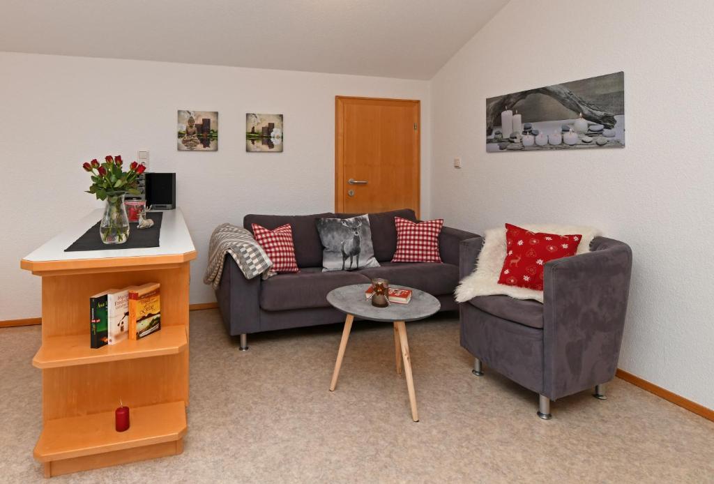 Posezení v ubytování Rüf Wohlfühl-Apartments
