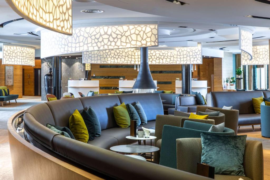 Area soggiorno di Radisson Blu Hotel Reussen, Andermatt