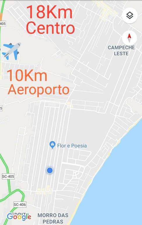  Suíte no Campeche Sul - 4 pessoas