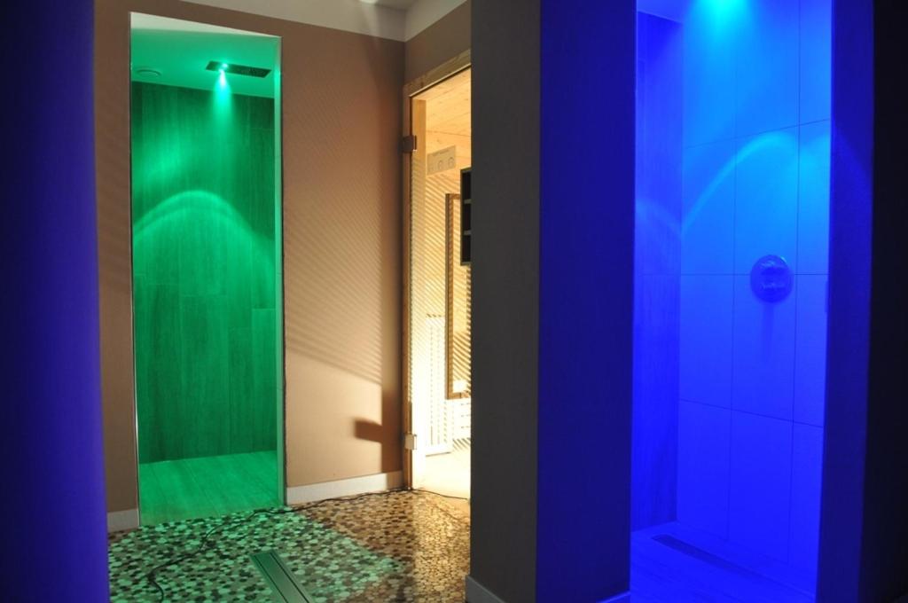 Koupelna v ubytování Hotel Cristallo