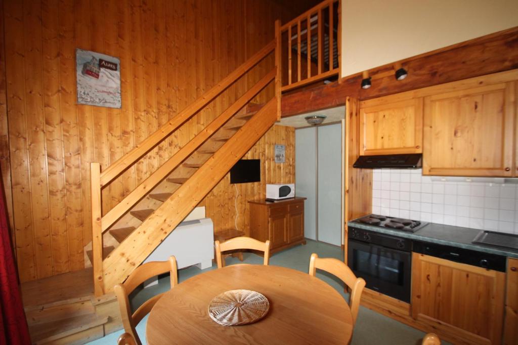Kuchyň nebo kuchyňský kout v ubytování Alpes Roc