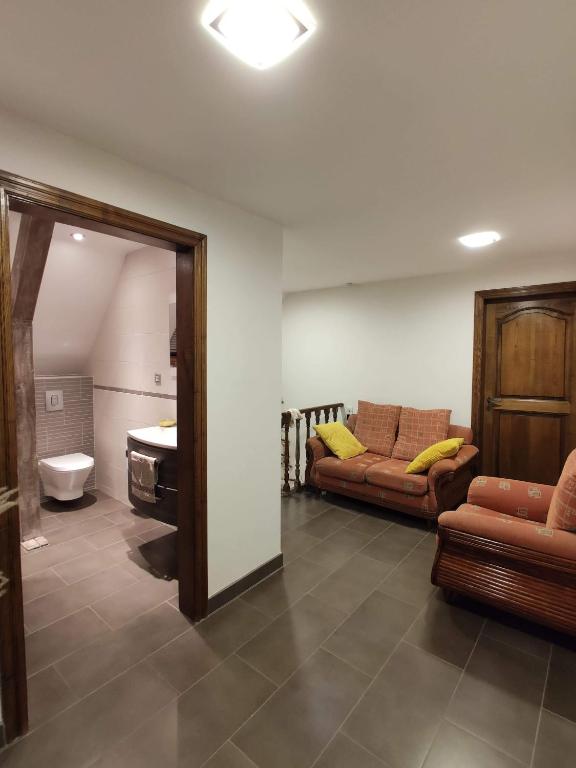 Posezení v ubytování Chambre d’hotes chez Sylviane