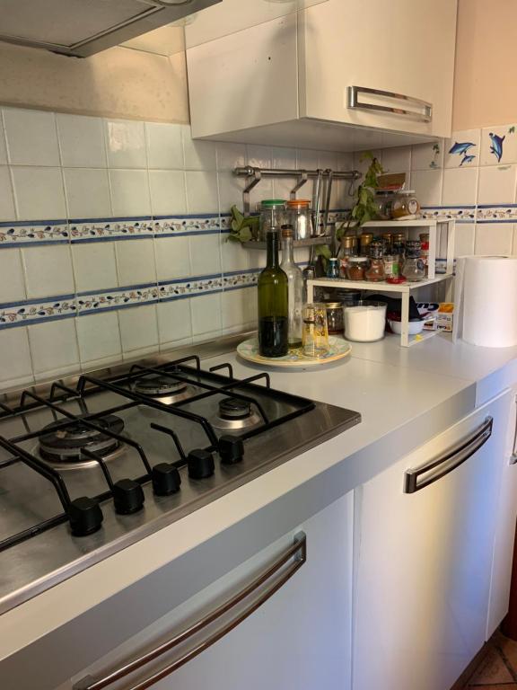 Kuchyň nebo kuchyňský kout v ubytování Casa le valli