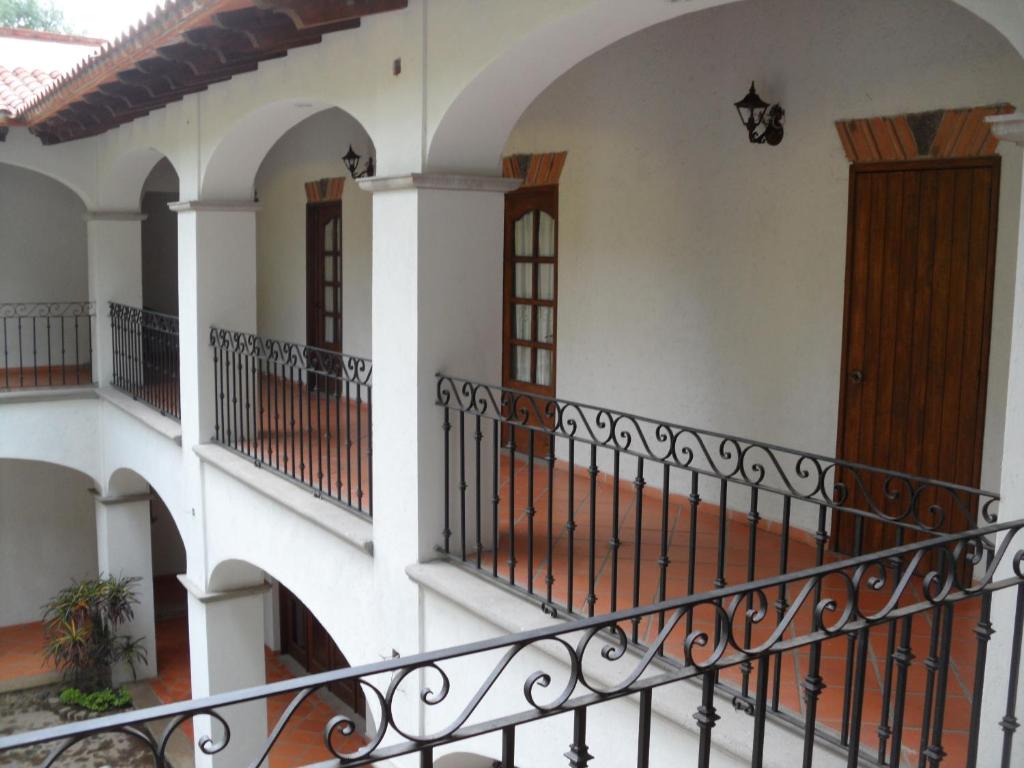 Balkón nebo terasa v ubytování Hacienda Maria Elena