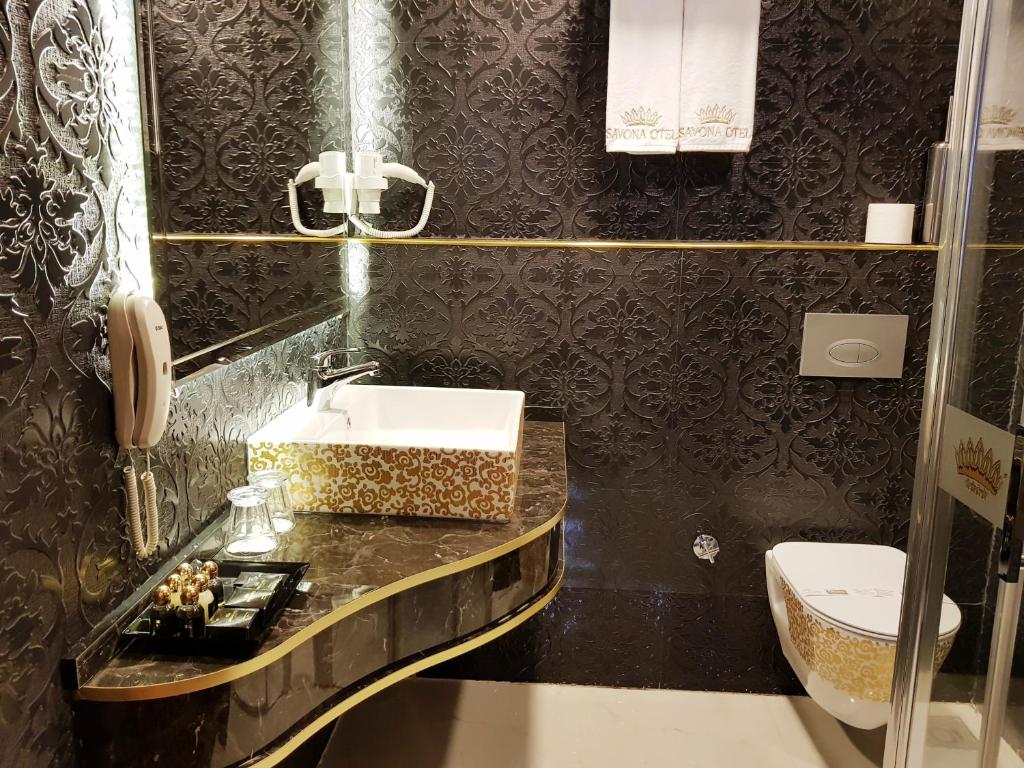 Ванная комната в Savona Otel Sivas