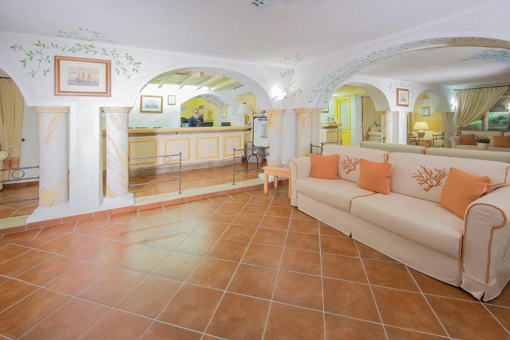 Kuchyň nebo kuchyňský kout v ubytování Colonna Beach Hotel Marinella