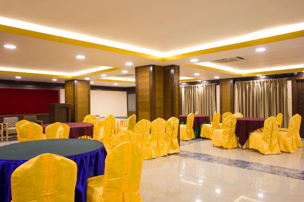 Setusvæði á Hotel Yellow Pagoda Pokhara