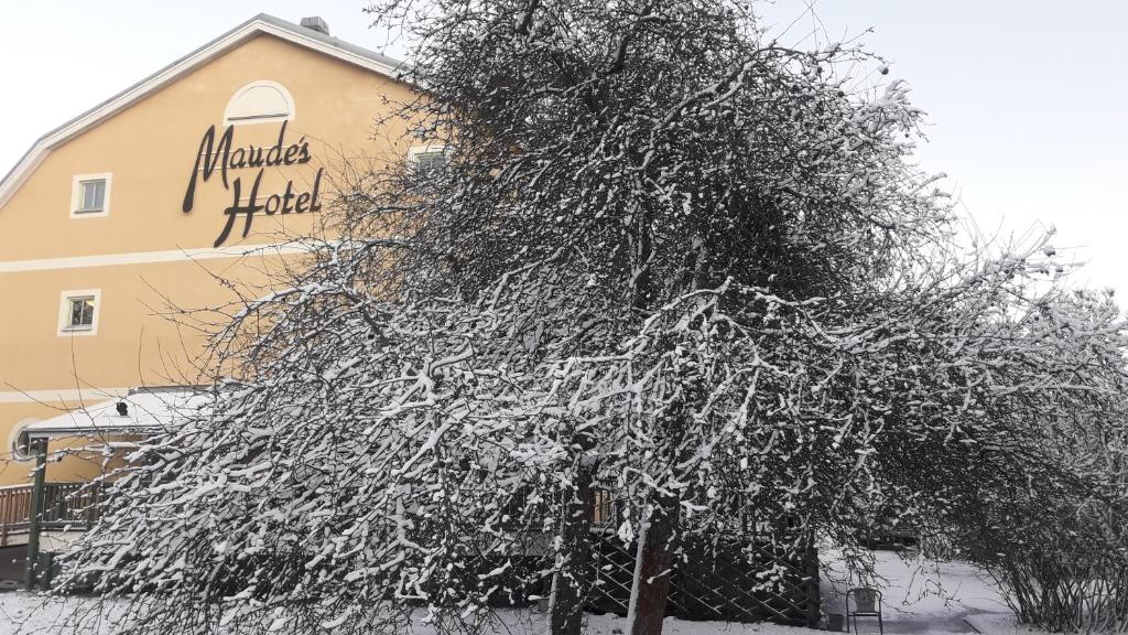 Maude´s Hotel Enskede Stockholm v zimě