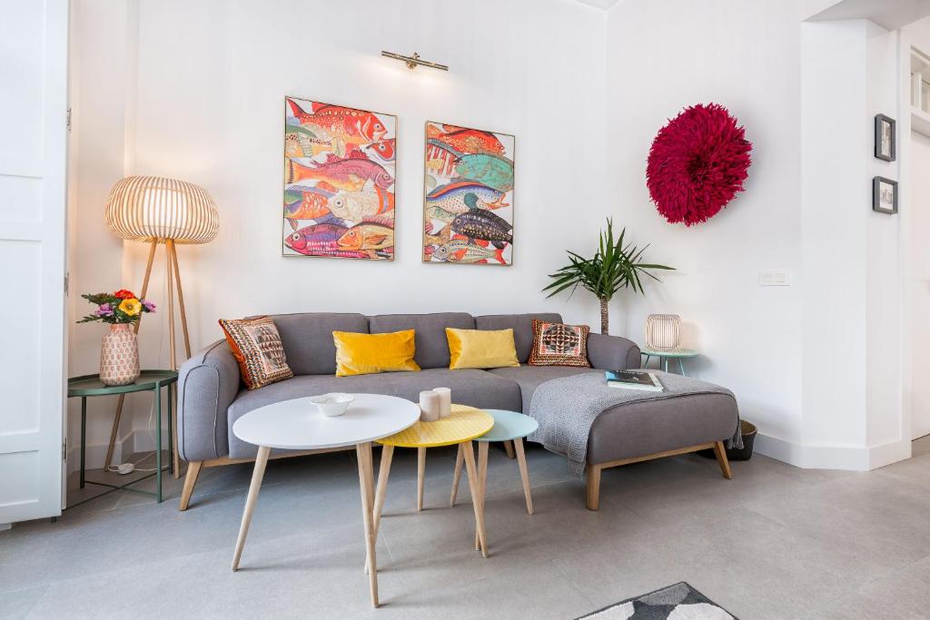 Część wypoczynkowa w obiekcie Casapalma Apartment in Malaga by Solaga Holiday Homes