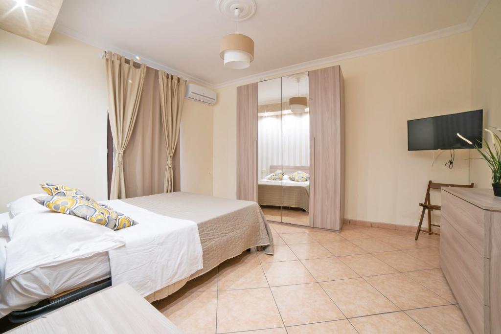 Postel nebo postele na pokoji v ubytování B&B del Sole