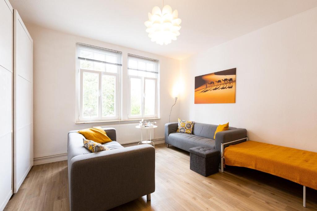 Zona de estar de ZV2001 Private Apartments & Rooms Hannover City - room agency