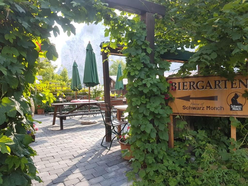 Zahrada ubytování Pension Gimmelwald